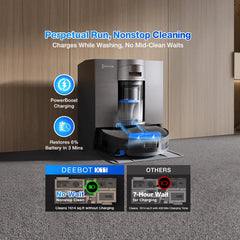 DEEBOT X11 OmniCyclone Bagless Robot Vacuum & Mop