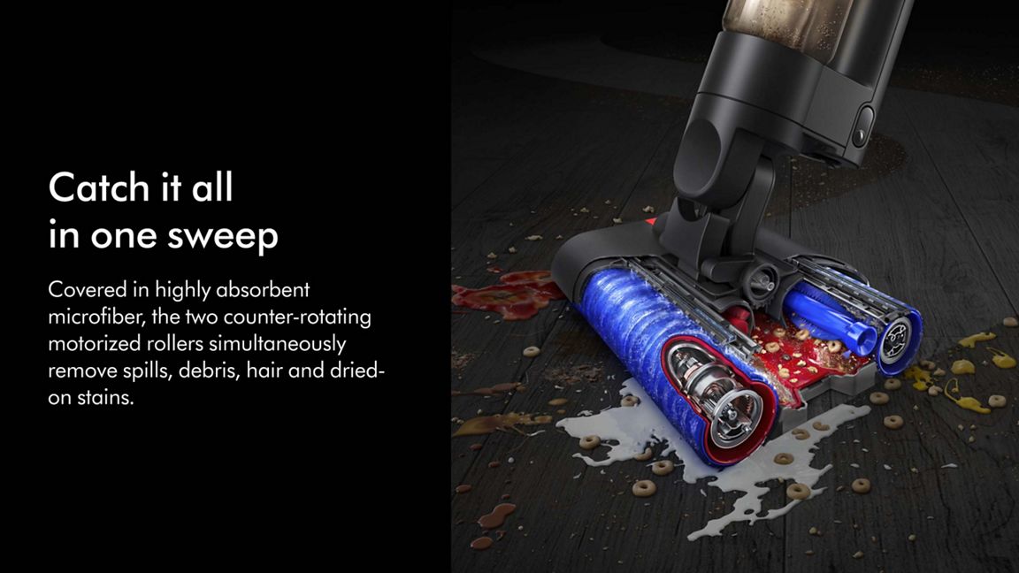Dyson WashG1 wet cleaner (Matte Black/Ultra Blue)