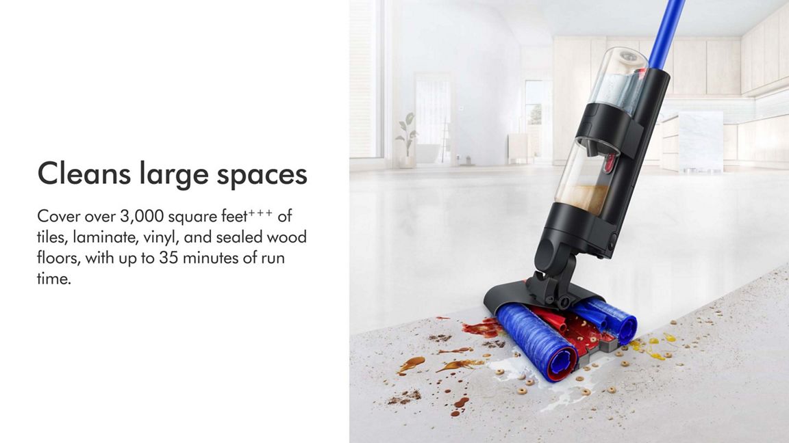 Dyson WashG1 wet cleaner (Matte Black/Ultra Blue)