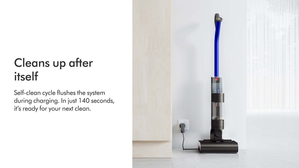 Dyson WashG1 wet cleaner (Matte Black/Ultra Blue)