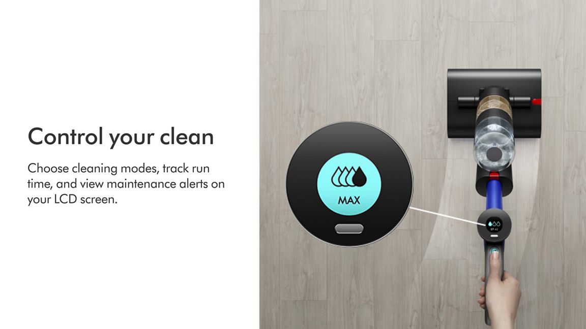Dyson WashG1 wet cleaner (Matte Black/Ultra Blue)