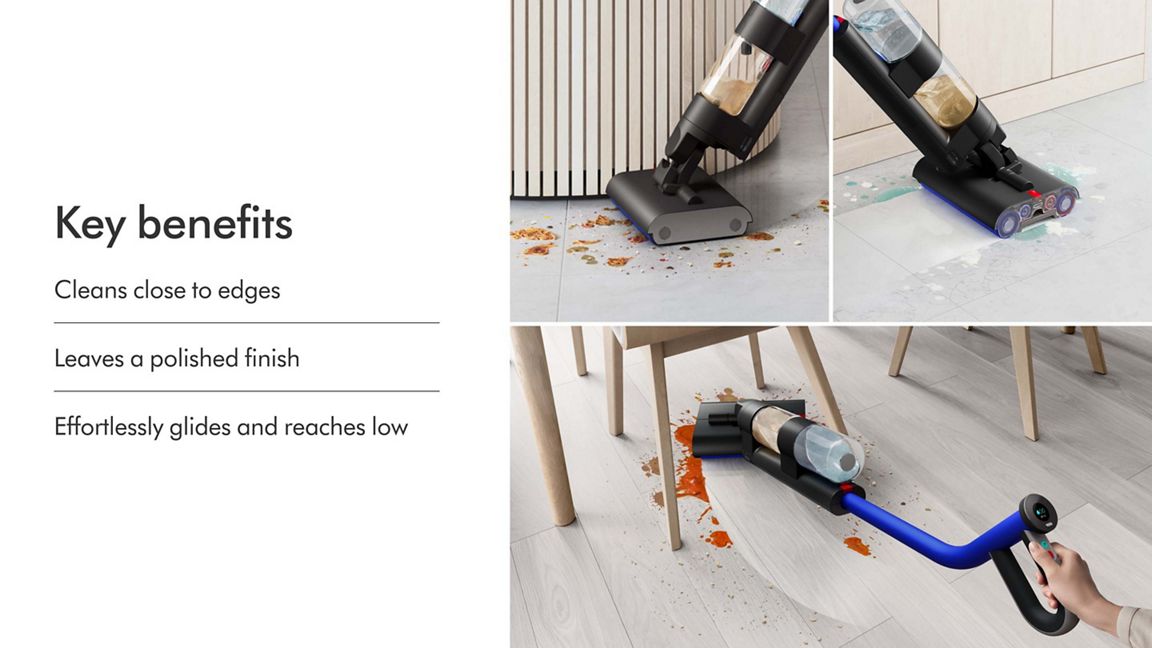Dyson WashG1 wet cleaner (Matte Black/Ultra Blue)