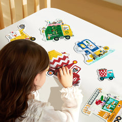 Mideer My First Artist Puzzle - Construction vehicles