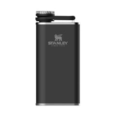 Stanley Classic Easy Fill Wide Mouth Flask | 0.23L - Matte Black Pebble