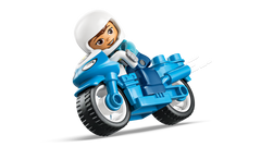 Blue Police Motorcycle