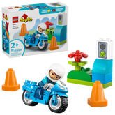 Blue Police Motorcycle