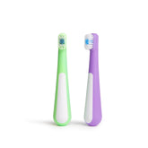 Ubbi Bristled Toddler Toothbrush 2-Pack - Smoothie + Zest