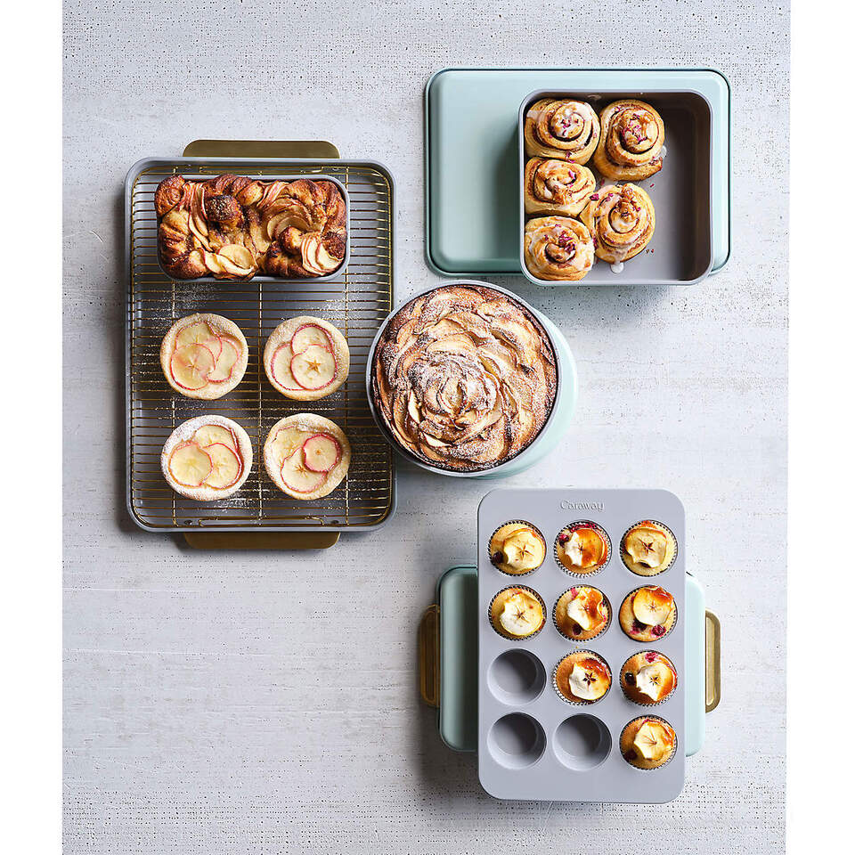 Caraway Complete 11-Piece Cream Ceramic Bakeware Set