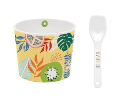 Easy Life Tutti Frutti Ice Cream Bowl & Spoon Set - Kiwi