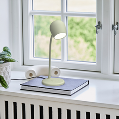 Kreafunk Ellie Dusty Olive Lamp & Bluetooth Speaker Charger