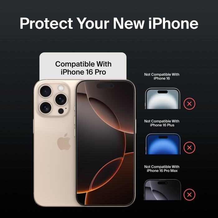 Belkin Invisiglass Screen Protector for iPhone 17 & 16 Pro