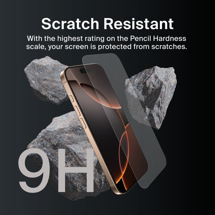 Belkin Invisiglass Screen Protector for iPhone 17 & 16 Pro