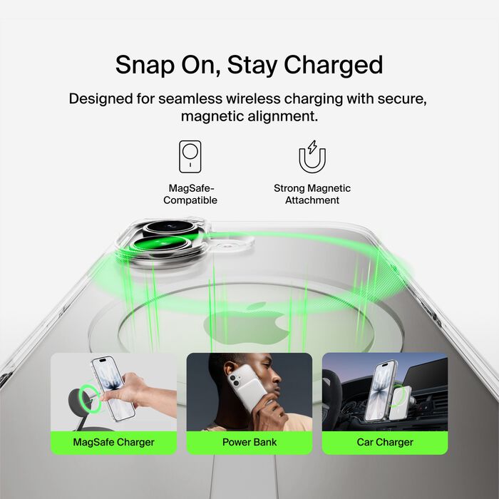 Belkin Clear Magnetic Case for Iphone 17