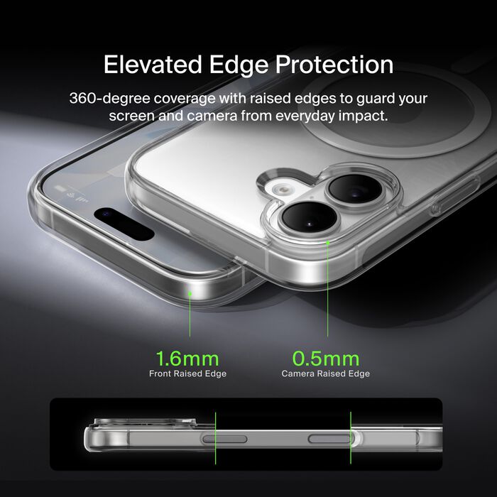 Belkin Clear Magnetic Case for Iphone 17