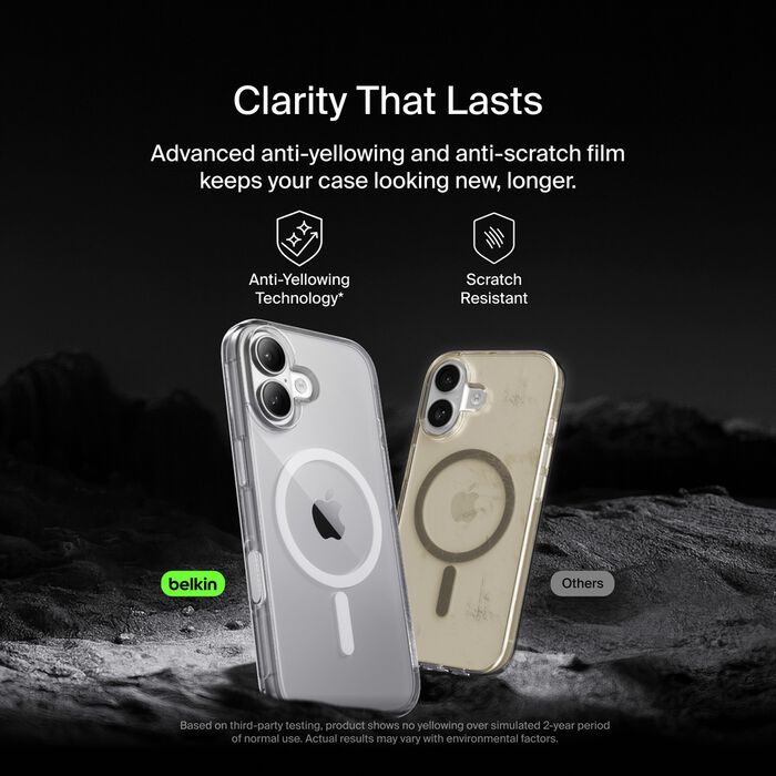 Belkin Clear Magnetic Case for Iphone 17