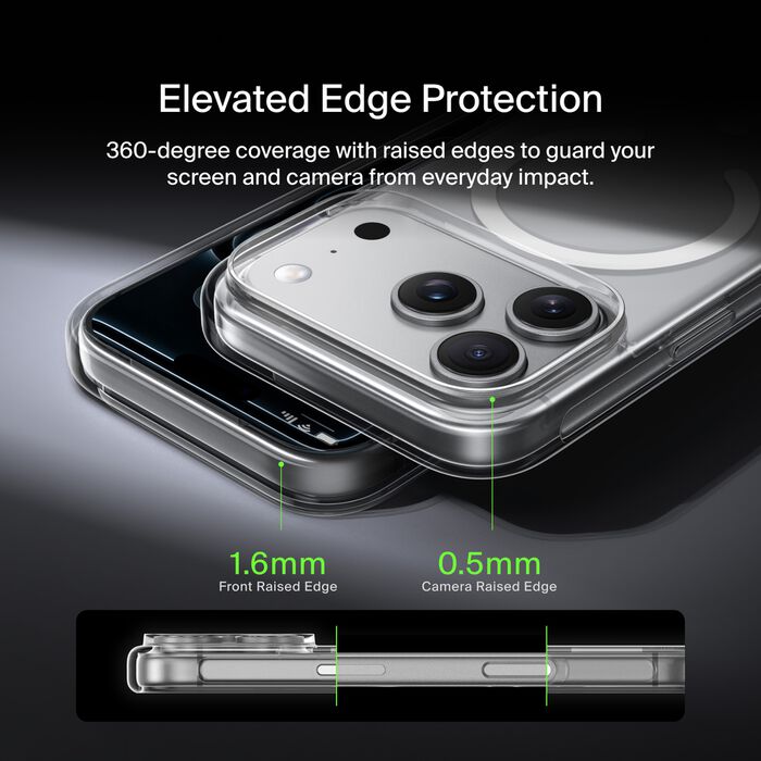 Belkin Clear Magnetic Case for Iphone 17 Pro