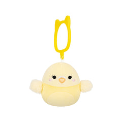 Squishmallows Clip-On Shayna Yellow Parakeet