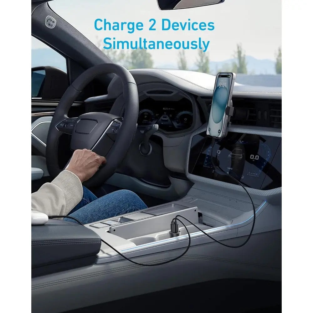 Anker Car Charger 30w | 2 ports - Black