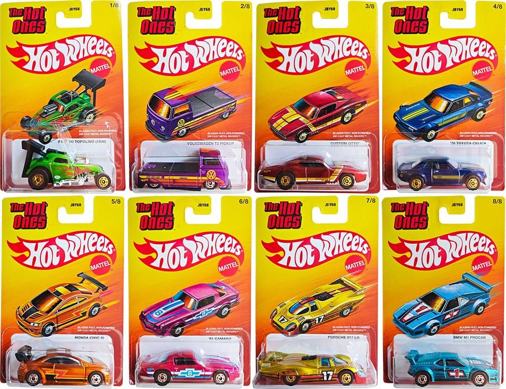Hot Wheels The Hot Ones JBY68 – Retro 1:64 Die-Cast Car