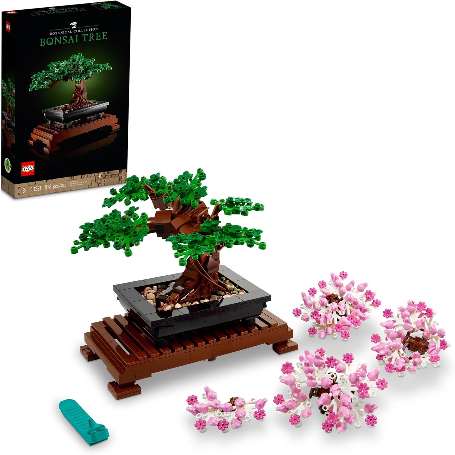 LEGO Botanicals Bonsai Tree Building Set , Ages 18+