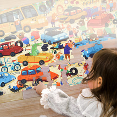 Mideer Portable Puzzle Box: Busy Garage