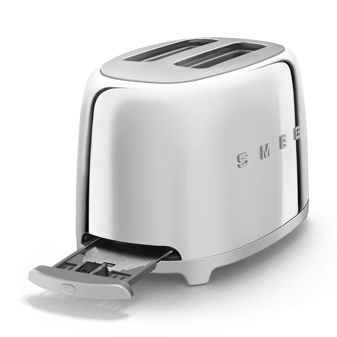Smeg 2-Slice Toaster 50's Style Aesthetic - Stainless Steel