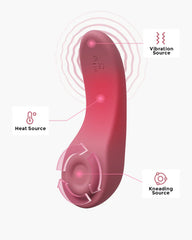3-in-1 Kneading Warming Lactation Massager