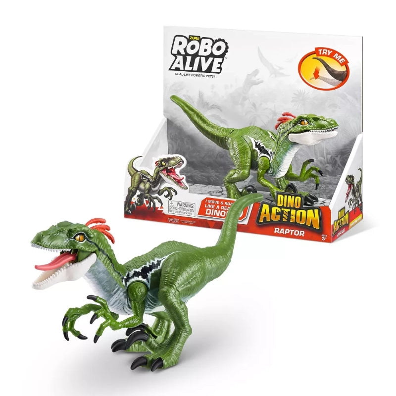 Robo Alive Dino Action, Series 1- Raptor - 7172
