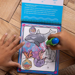 Melissa & Doug On The Go, Reusable Water-Reveal Activity Pad - Animlas