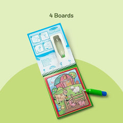 Melissa & Doug On The Go, Reusable Water-Reveal Activity Pad - Animlas