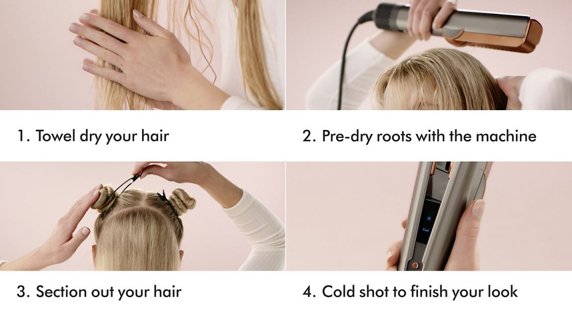 Dyson Airstrait straightener - Jasper Plum