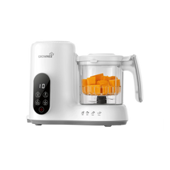 GROWNSY NutriChef Steam & Blend Baby Food Maker - White