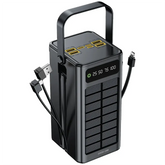Green Lion Solar X 60000mAh Power Bank PD 20W - Black