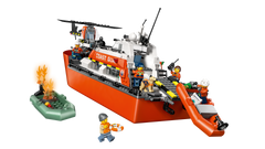 Coast Guard Rescue Boat & Helicopter