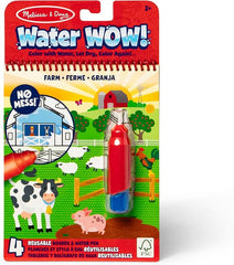 Melissa & Doug Reusable Water Board and Pen - Farm