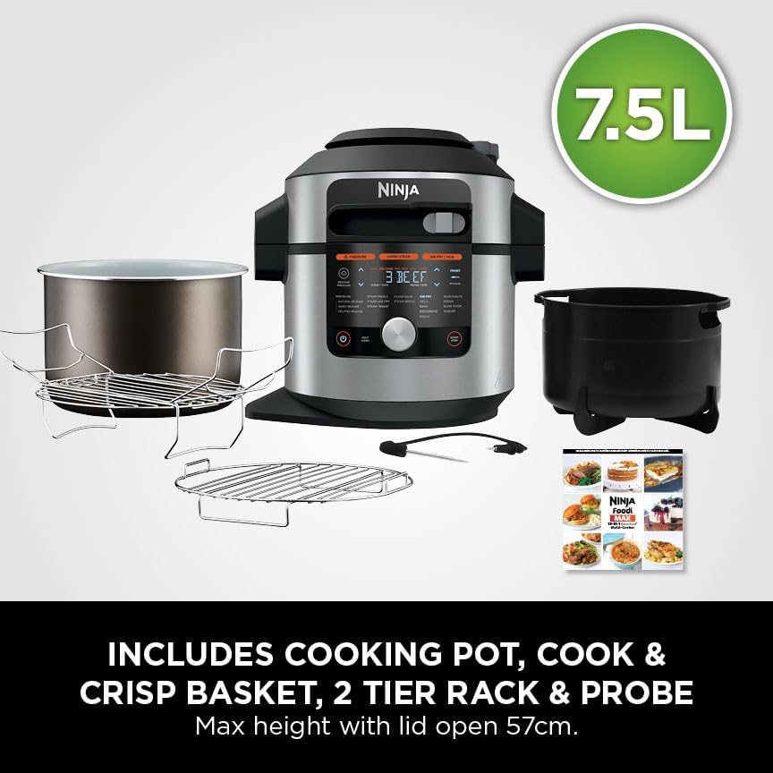 Ninja Foodi MAX 15-in-1 SmartLid Multi-Cooker 7.5L