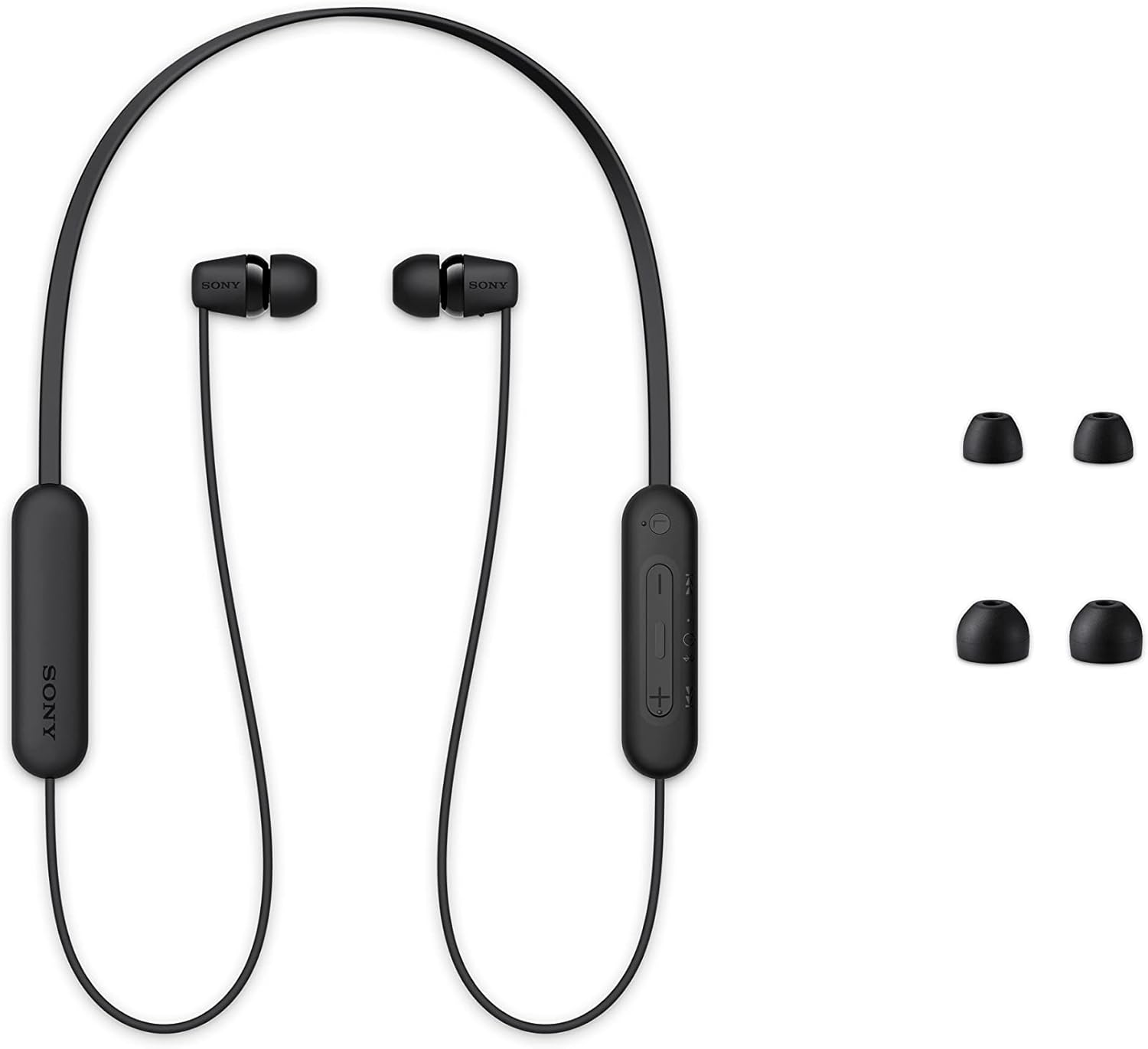 Sony WI-C100 Wireless In-ear Headphones - Black