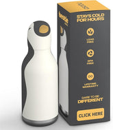 asobu Bestie Bottle Insulated Stainless Steel Water Bottle (Penguin)