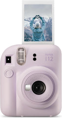 FUJIFILM instax mini 12 Instant Film Camera Holiday Bundle - Lilac Purple