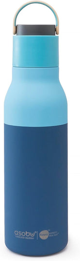Metro Water Bottle, Double Lined Insulated Water Bottle with Pop-Up Straw and Handle