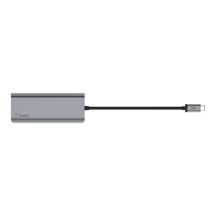 BELKIN USB-C MULTIPORT ADAPTER 6-IN-1. 2 X USB A 3.0 (5GPBS), 1 X HDMI 4K, GBE, 1 X USB C 100W PD, SD CARD SLOT, MAC AND WINDOWS COMPATIBLE