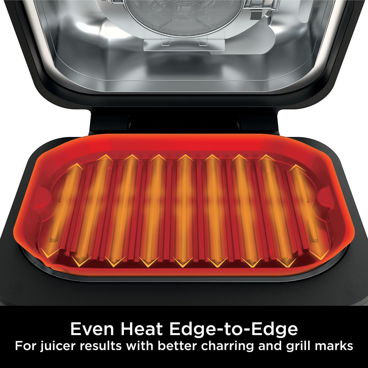 Ninja Foodi MAX Pro Health Grill, Flat Plate & Air Fry