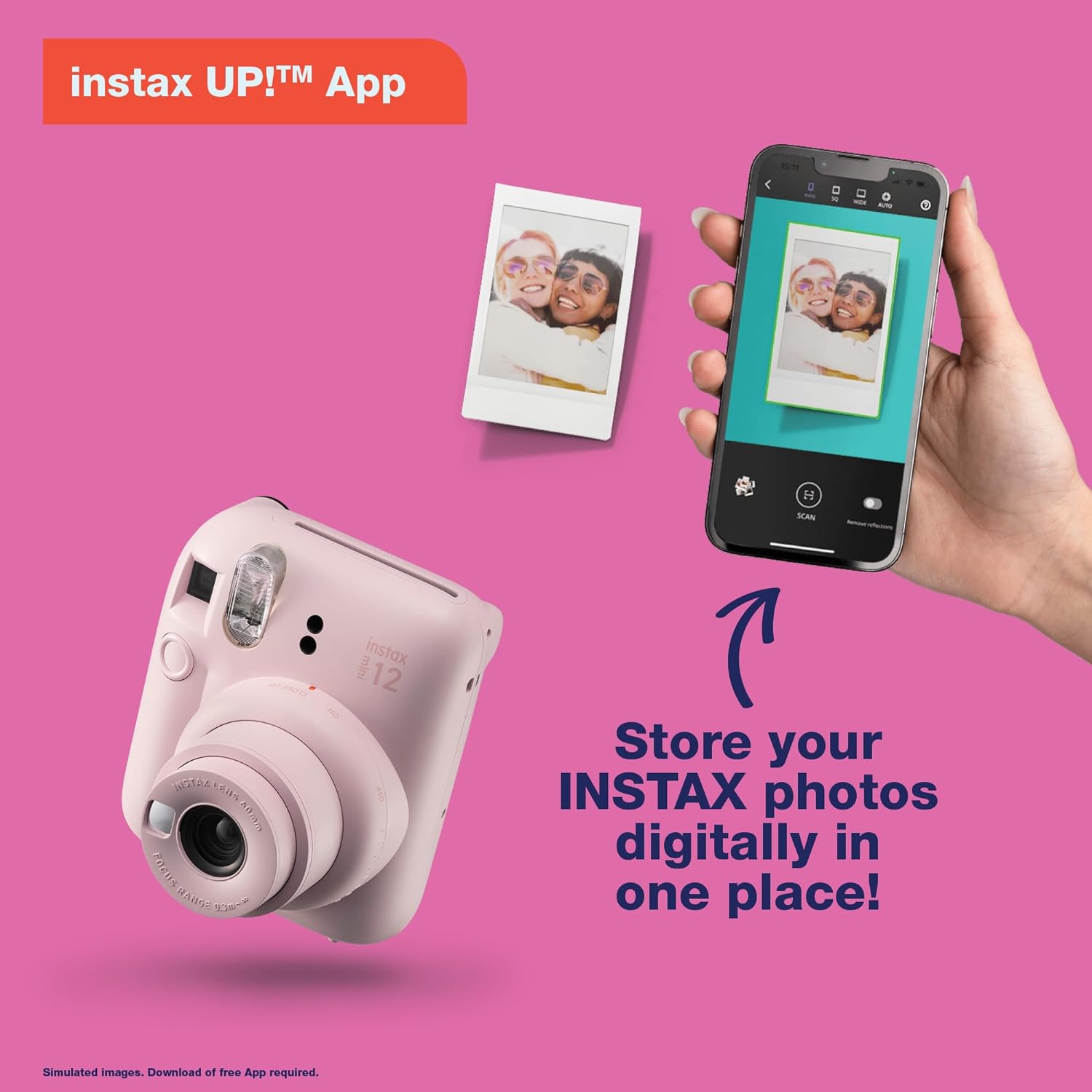 Fujifilm INSTAX MINI 12 - BLOSSOM PINK