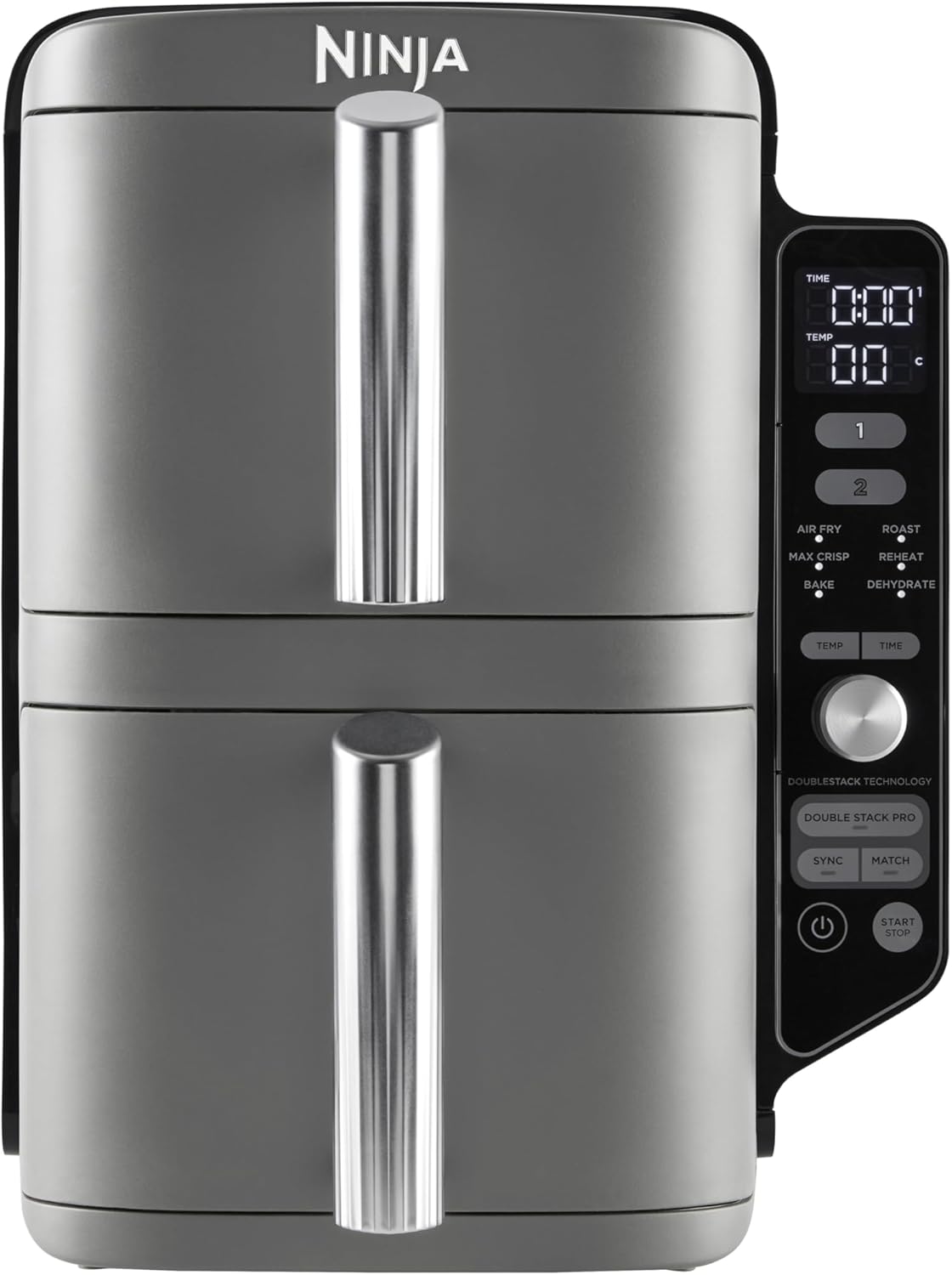 Ninja Double Stack XL 2-Level Air Fryer with Smart Cook System 9.5L