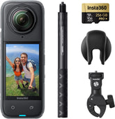 Insta360 X4 Motorcycle Bundle - 8K Waterproof 360 Action Camera -