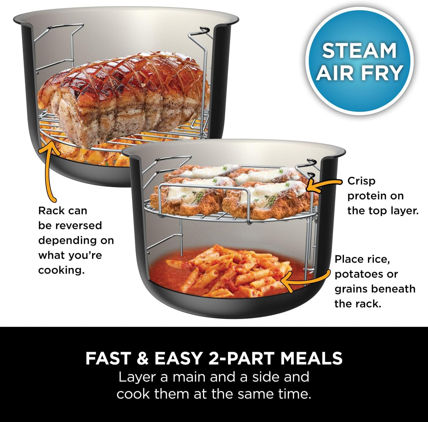 Ninja Foodi 11-in-1 SmartLid Multi-Cooker 6L