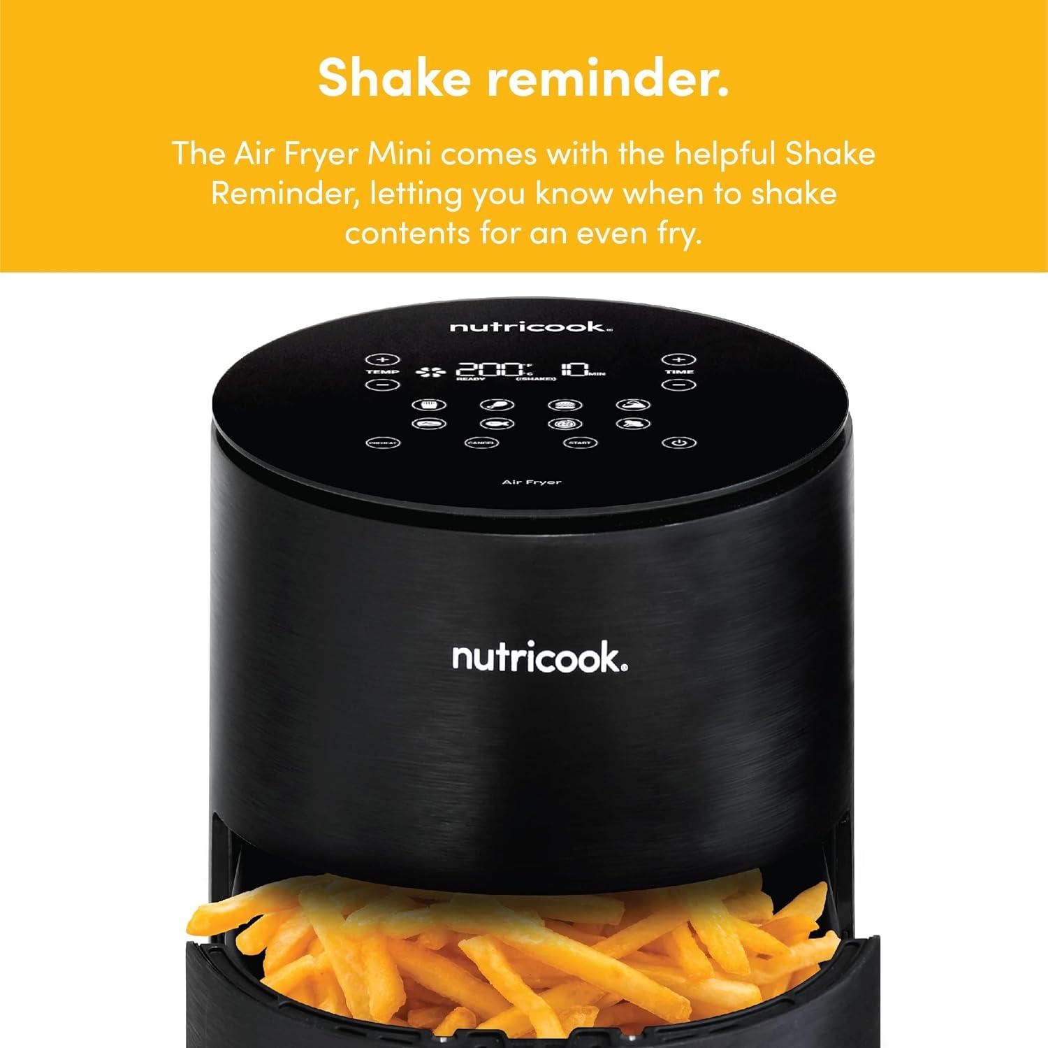 Nutricook Air Fryer Mini 1500 Watts - Black