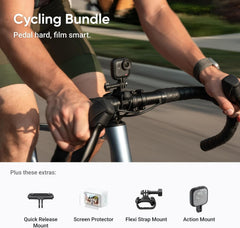 Insta360 GO Ultra Premium Cycling Bundle – 4K Bike POV Camera