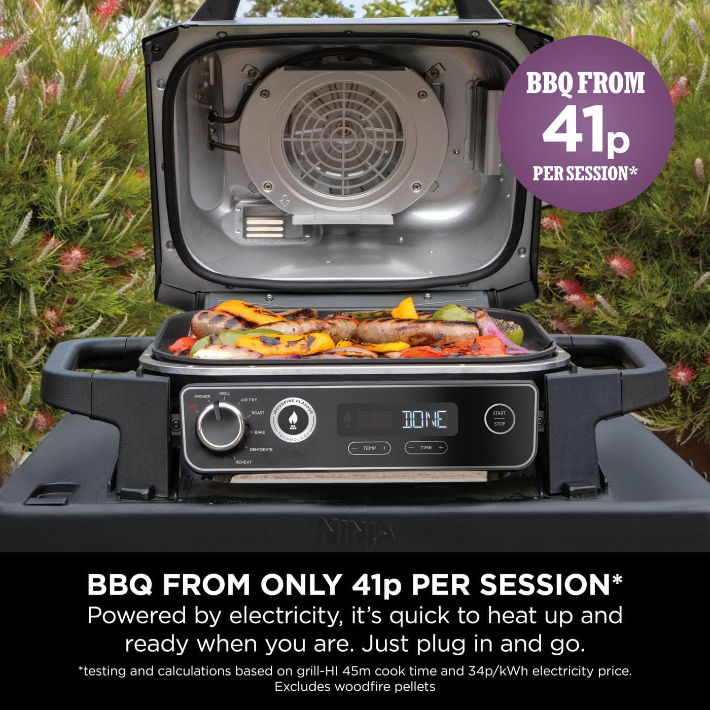 Ninja Woodfire Electric BBQ Grill & Smoker