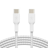 BELKIN BOOSTCHARGE C - C BRAIDED CABLE 1M - White